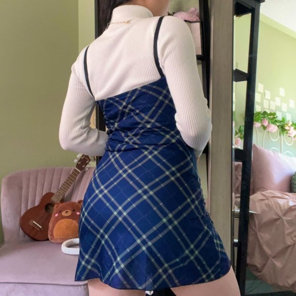 Plaid Mini Dress - Picture 4 of 4